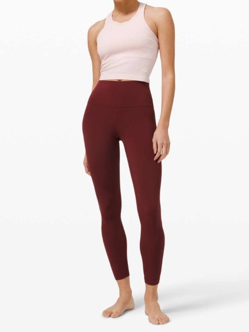 lululemon athletica High-Rise align Leggings in Burgundy 25”